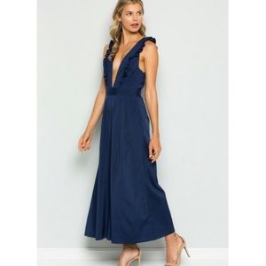 NWOT Eyelet Lace Up Jumpsuit